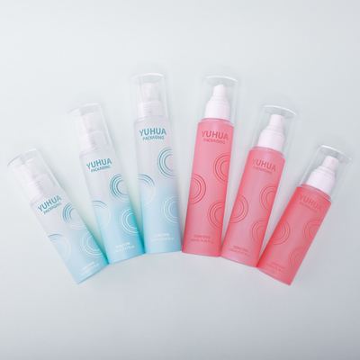 Toner personnalisé bouteille de pulvérisation cosmétique bouteille de pulvérisation en PET cylindrique clair pour le toner hydratant