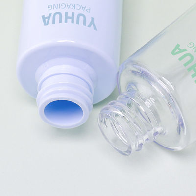 Impression de logo Flacons compte-gouttes sérum PET 50ml pour huiles essentielles et soins de la peau