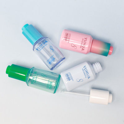 Bouteille de sérum d'huile ronde avec logo selon les exigences du client