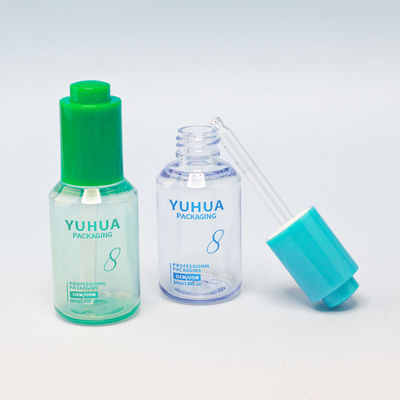 Bouteille de sérum d'huile ronde avec logo selon les exigences du client