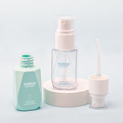 Spray de protection solaire Bouteille de pulvérisation en plastique PET transparente pour les bienfaits hydratants