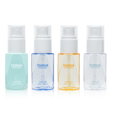 Spray de protection solaire Bouteille de pulvérisation en plastique PET transparente pour les bienfaits hydratants