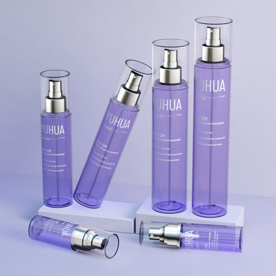 40ml-300ml Capacity Plastic Spray Bottle Clear Round