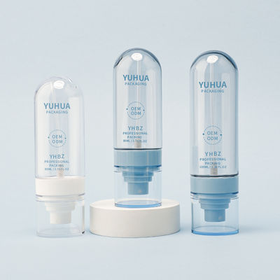 Flacon pulvérisateur rond en plastique, capacité 30 ml, logo selon vos exigences, 50 ml, 60 ml, 80 ml