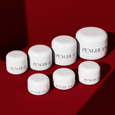 Pot à crème en verre blanc/transparent/personnalisé, parfait pour votre gamme de soins de luxe