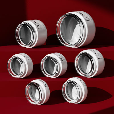 Pot à crème en verre blanc/transparent/personnalisé, parfait pour votre gamme de soins de luxe