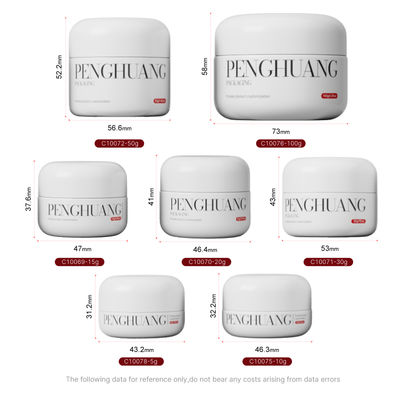 Pot à crème en verre blanc/transparent/personnalisé, parfait pour votre gamme de soins de luxe