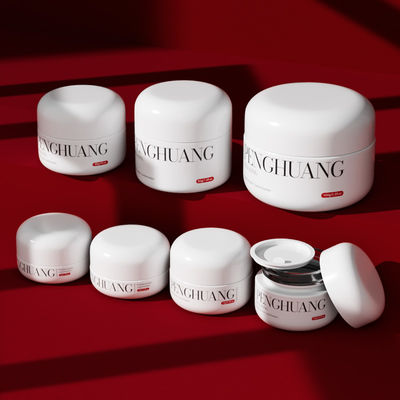 Pot à crème en verre personnalisé pour baume à lèvres en blanc/transparent/personnalisé avec logo personnalisé et couleur/impression personnalisées