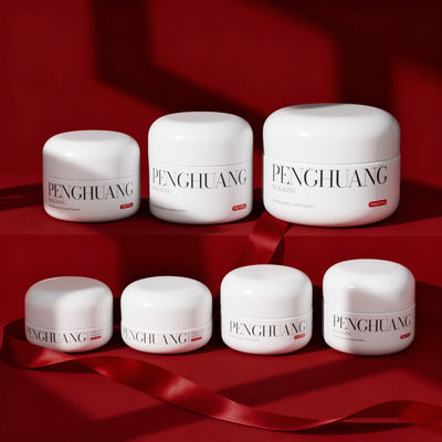 Pot à crème en verre personnalisé pour baume à lèvres en blanc/transparent/personnalisé avec logo personnalisé et couleur/impression personnalisées