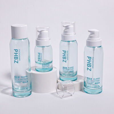 ODM OEM Accepté Bouteille d'emballage de cosmétiques de luxe ronde adaptée aux crèmes haut de gamme sérums et autres produits de beauté essentiels