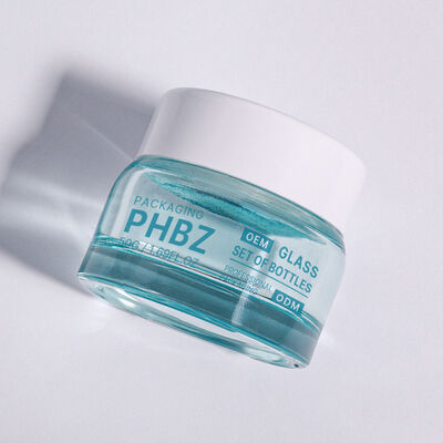 ODM OEM Accepté Bouteille d'emballage de cosmétiques de luxe ronde adaptée aux crèmes haut de gamme sérums et autres produits de beauté essentiels