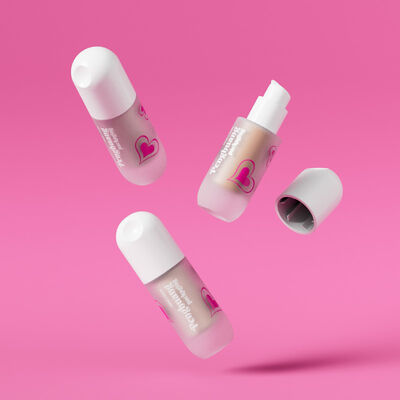 Bouteilles de fondation liquide 30 ml avec logo personnalisé Emballage cosmétique professionnel pour les produits de maquillage liquide