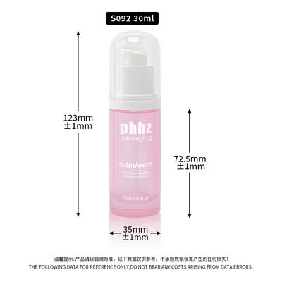 Bouteilles en verre pour lotion avec pompe Accessoire Bouteille en verre robuste Matériau conçu pour les lotions de soin et de beauté