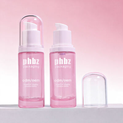 Bouteilles en verre pour lotion avec pompe Accessoire Bouteille en verre robuste Matériau conçu pour les lotions de soin et de beauté