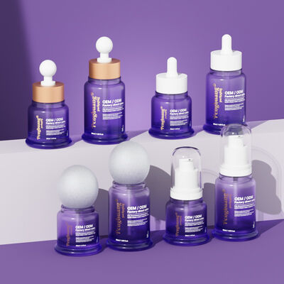 Serum Oil Glass Dropper Bottle Un échantillon gratuit peut être fourni Solution d'emballage pour les huiles essentielles sérums et liquides cosmétiques