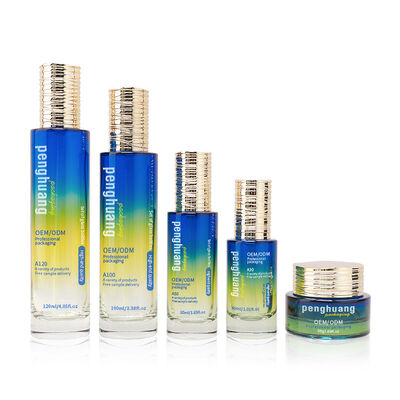 Ensemble d'emballages cosmétiques enduits Solutions d'emballage rondes personnalisées offrant une présentation et une protection élégantes pour les cosmétiques