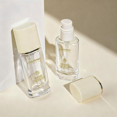 Fondation liquide Bouteilles d'emballage cosmétique en verre avec une capacité de 30 ml d'impression personnalisable et une conception étanche durable