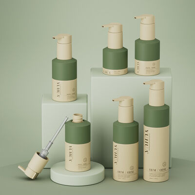 Bouteille de toner en plastique certifiée ISO QS avec un capuchon de couleur personnalisé offrant un stockage du toner et un remplissage sans tracas