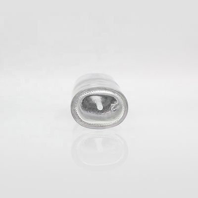 bouteille en verre de base de poudre de l'ellipse 35ml vide pour l'OEM cosmétique de maquillage de Liquied d'emballage