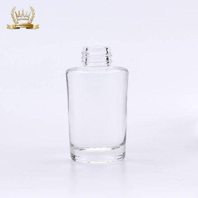 Cosmétiques d'aperçus gratuits empaquetant la bouteille liquide claire de base de la couverture 35ml acrylique