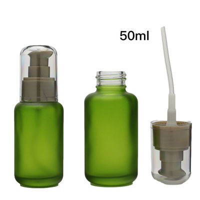 bouteille liquide de verre à bouteilles de la base 50ml avec la pompe pour le cosmétique