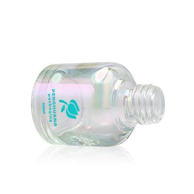 bouteille unique de sérum de la conception 30ml avec le compte-gouttes argenté
