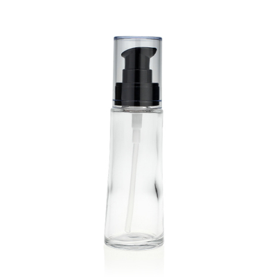 Sérigraphie de bouteille de fond de teint liquide 50 ml avec capuchon transparent
