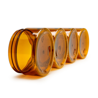 Pot d'emballage en plastique de soins de la peau avec des pots de crème cosmétique des couvercles à vis 100g