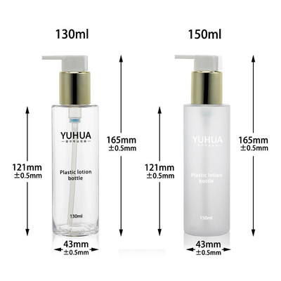 L'ACP réutilisent a givré la bouteille 150ml 130ml d'ANIMAL FAMILIER avec le pulvérisateur de pompe de lotion