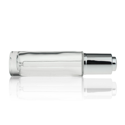 Le sérum en verre cosmétique de visage de compte-gouttes met la bouteille en bouteille ronde de l'espace libre 30ml