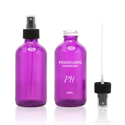 bouteille en verre pourpre de compte-gouttes d'huile essentielle de la bouteille 4oz 2oz de 60ml 120ml 240ml Boston