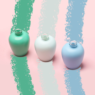 bouteille cosmétique en verre de la base 30ml de bouteille de lotion de pompe d'emballage en verre en gros de soins de la peau