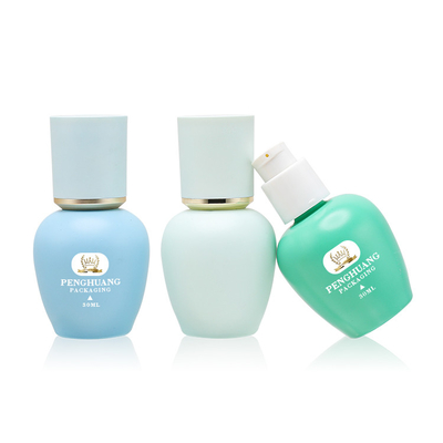 bouteille en verre givrée vide de compte-gouttes de sérum de la base 30ml de bouteille de bouteille faite sur commande de luxe en verre en gros de l'huile 30ml essentielle