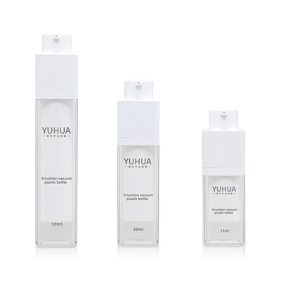 Mur transparent 15ml 30ml 50ml de base de distributeur de bouteille en plastique liquide d'ANIMAL FAMILIER double