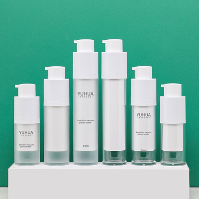 Le conditionnement en plastique de FDA met la forme en bouteille ronde d'espace libre de 15ml 30ml 50ml