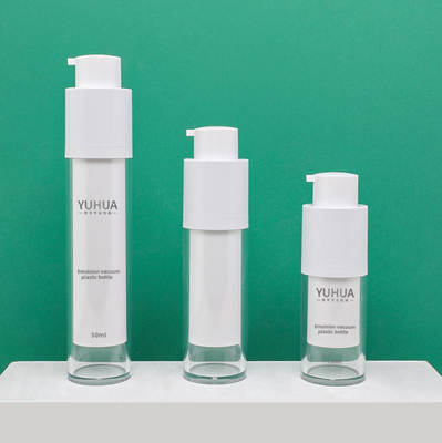 Le conditionnement en plastique de FDA met la forme en bouteille ronde d'espace libre de 15ml 30ml 50ml