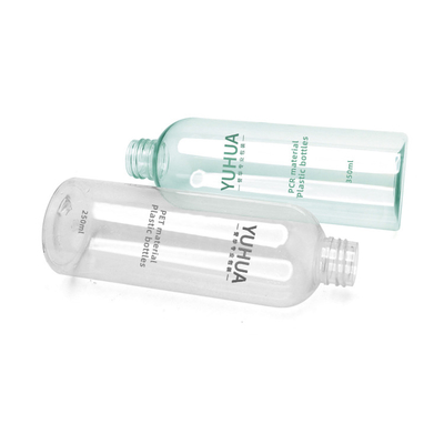 Le conditionnement en plastique écologique met 100ml en bouteille 300ml 500ml avec le chapeau blanc