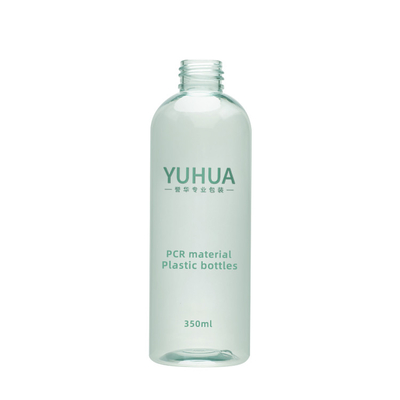 Le conditionnement en plastique écologique met 100ml en bouteille 300ml 500ml avec le chapeau blanc