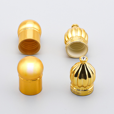 Emballage de beauté Mini Glass Roll On Bottles 12ml pour le parfum empaquetant le scintillement d'or