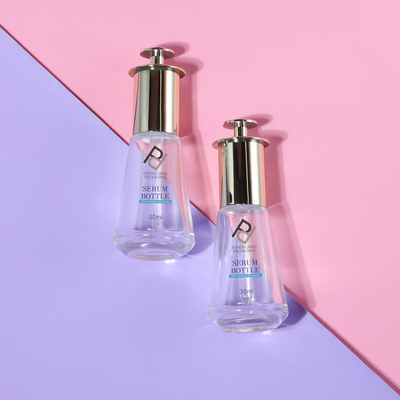 le sérum en verre de compte-gouttes de presse de 30ml 1OZ met l'estampillage en bouteille chaud