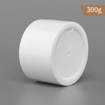 pot et chapeau blancs à mur unique de couleur de pot en plastique de 300g pp avec la garniture de pp