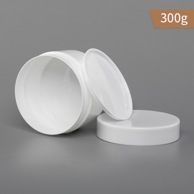 pot et chapeau blancs à mur unique de couleur de pot en plastique de 300g pp avec la garniture de pp