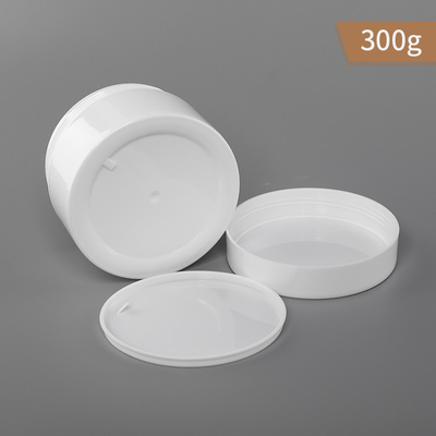 pot et chapeau blancs à mur unique de couleur de pot en plastique de 300g pp avec la garniture de pp