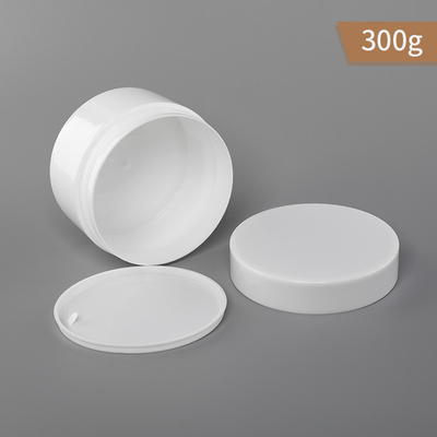 pot et chapeau blancs à mur unique de couleur de pot en plastique de 300g pp avec la garniture de pp