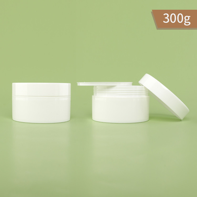pot et chapeau blancs à mur unique de couleur de pot en plastique de 300g pp avec la garniture de pp