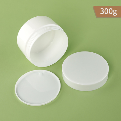 pot et chapeau blancs à mur unique de couleur de pot en plastique de 300g pp avec la garniture de pp