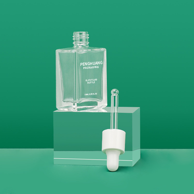 Le compte-gouttes de sérum du rectangle 15ml de MSDS met l'emballage en bouteille d'huile d'essence