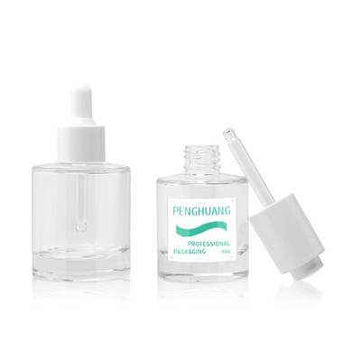 Impression en verre liquide d'écran de bouteille de sérum du soin 30ml de visage d'essence