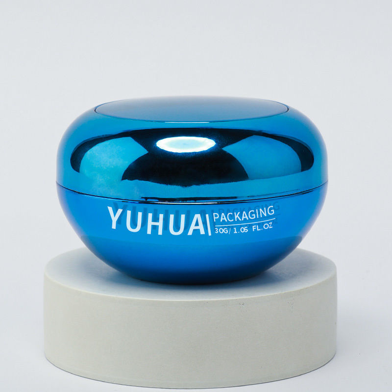 Pot à crème en plastique de couleur personnalisée 30g 50g pour beurre corporel, crème pour les yeux ou crème pour le visage