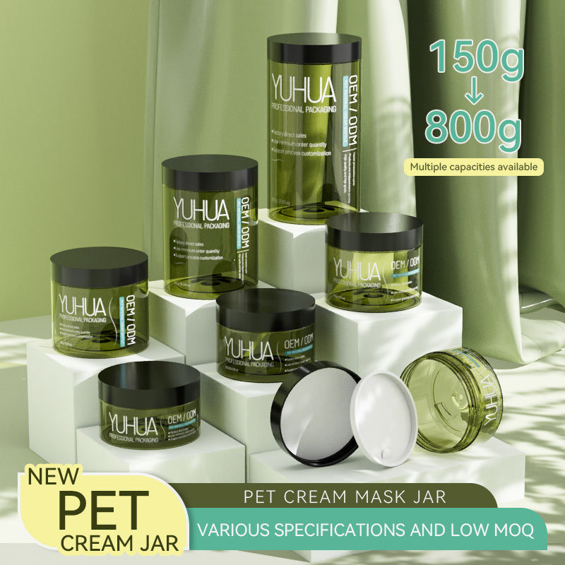 Bocaux d'emballage en plastique pour produits ménagers ODM/OEM acceptés Matériau PET Échantillon gratuit Personnalisé